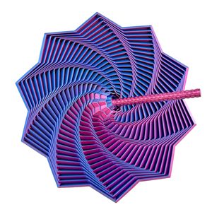 Juguete Promocional: Juguete Antiestrés, Torre Hexagonal de Expansión Sensorial con Asa, Extensible - Product Image 3