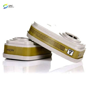 बदली पीला खिलाफ कार्बनिक वाष्प एसिड गैस श्वासयंत्र कारतूस फिल्टर के लिए पेशेवर श्वसन संरक्षण गैस मास्क - Product Image 5