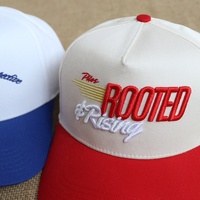 Topi Baseball 5 Panel Model Lengkung Unisex Kasual Sporty Dua Warna Bahan Katun Bernapas dengan Logo Bordir Kustom Harga Pabrik