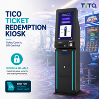 TCK2100 Vortex Pyramid Sentry pour machine de jeu d'arcade, accepteur de billets, distributeur de cartes-cadeaux, construction en acier, alimentation 110-240V
