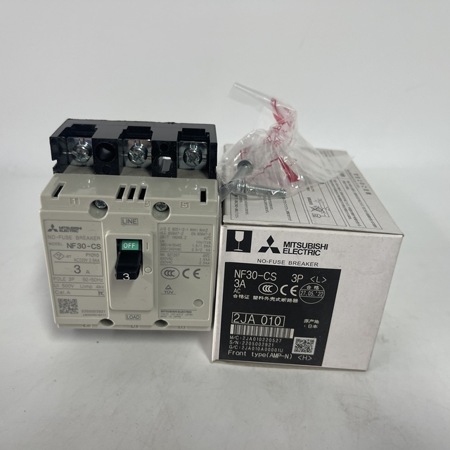 Electric NF30-CS 3P 10A No-Fuse Circuit Breaker