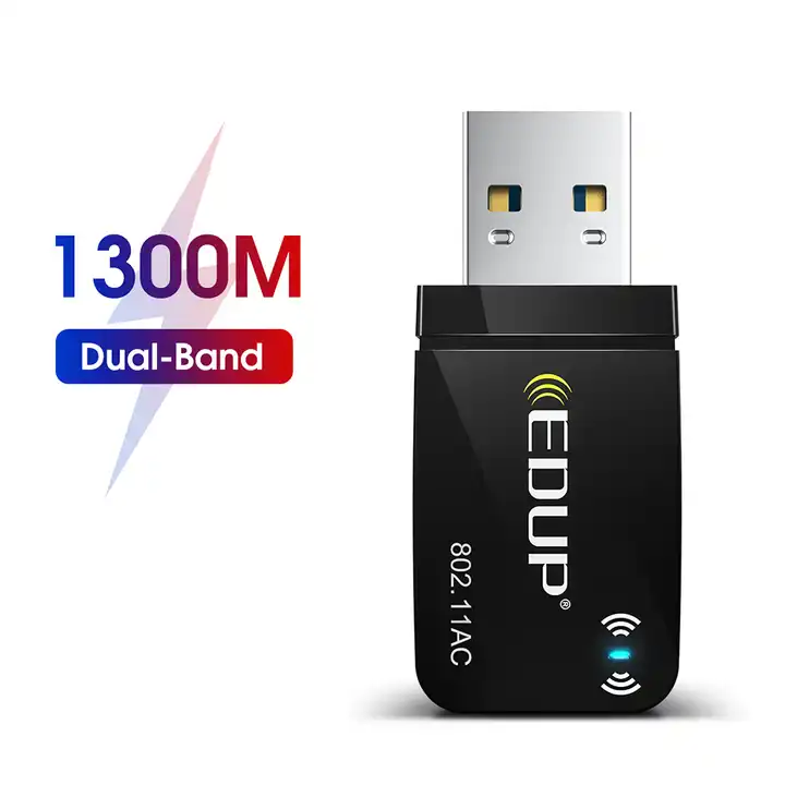 1300 Mbit/s adaptateur USB Wifi Bluetooth double bande 2,4 G/5 GHz 802,11 AC