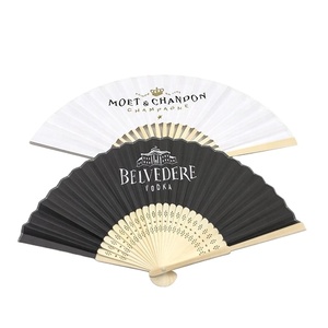 Éventails en papier de bambou avec logo personnalisé, nouveau design, cadeaux originaux avec garantie de 90 jours - Product Image 4