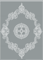 Ornements de plafond en PU de style européen de luxe, légers et durables, pour la décoration intérieure d'hôtels et de villas, matériaux de construction en gros
