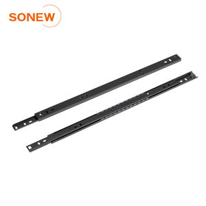 מסילות מגירה טלסקופיות מתקפלות 3 חלקים SONEW, סגירה שקטה, מסילות מגירה נסתרות, מסילות מגירה עם מיסבי כדור, הרחבה מלאה - Product Image 4