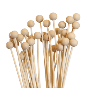 100 Palitos de Madera Ecológicos para Dulces, Palitos para Pastel, Palitos para Té, Palitos para Café, Brochetas para Aperitivos - Product Image 1