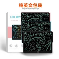 Tablette d'écriture LCD autocollante de 16 pouces, tableau de dessin électronique intelligent, bloc-notes