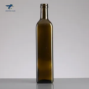 small mini empty gourmet premium square round frosted 30ml 100ml 250ml 500ml 750ml 1l olive oil bottle glass