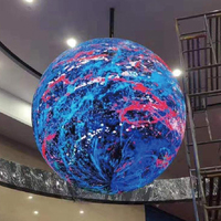 Pantalla LED Esférica de Alta Resolución de 1.2m para Interiores, Pantalla Esférica de 360 Grados