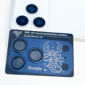 ฟิล์มกันรอยเลนส์กล้อง 12 <span class=keywords><strong>ราศี</strong></span> สำหรับ iPhone อุปกรณ์เสริมมือถือสำหรับ iPhone 17 Pro Max ฟิล์มกันรอยเลนส์กล้อง - Product Image 5