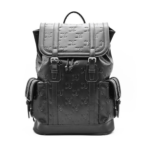 High Quality PU Leather <strong>Backpack</strong> Hot Press Logo Fashion Design <strong>Medium</strong> Size Laptop <strong>Backpack</strong> - Product Image 2