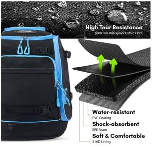 Sac à bottes de ski imperméable, échantillon gratuit, pour organiser les équipements de ski de grande capacité pour adultes et jeunes. - Product Image 5