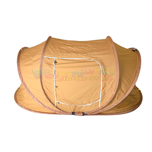 Tienda emergente para acampar al aire libre, tipo barco de senderismo, tienda de lona autolanzable portátil impermeable para personas - Product Image 2