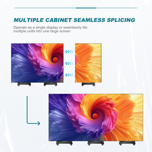 Pantalla LED plegable de tres partes Elite para interiores, kiosco digital móvil para publicidad en centros comerciales y tiendas. - Product Image 4