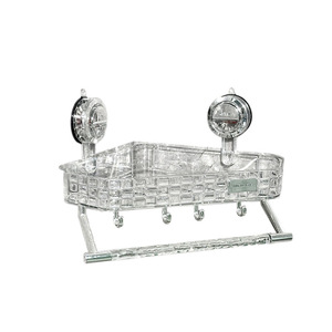 Suction Cup Corner Storage Rack Triangle 2 Tier Durable Bathroom Shelf - Product Image 5