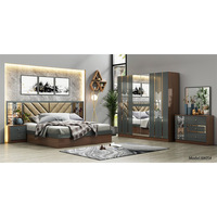 Türkisches Nahöstliches Modernes Luxus-Schlafzimmer-Set - 5-teiliges King-Size-Bettset 1800mm Multifunktional