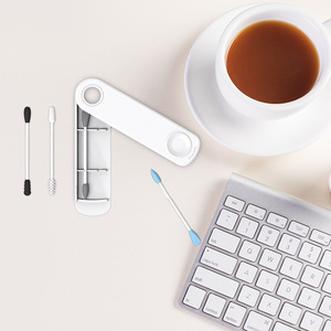 Lohas all'ingrosso nuovo Design riutilizzabile a doppia testa di alta qualità tampone pulizia orecchio trucco rimuovere tampone - Product Image 5