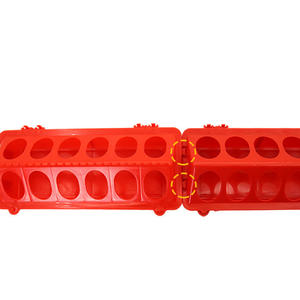 Mangeoire <span class=keywords><strong>rectangulaire</strong></span> pour animaux de compagnie, boîte à nourriture et à eau 2 en 1 pour poussins, canards, oies, mangeoire anti-renversement pour volailles - Product Image 4