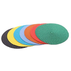 Phong cách hiện đại Bán tay dệt vòng Linen bảng placemat nhà chống bỏng vải dệt placemat với thiết kế cổ điển - Product Image 6