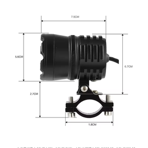 Ensemble d'éclairage pour moto Cafe Racer BMW Honda Kawasaki, lampe de conduite 12V, feux antibrouillard auxiliaires, phare LED - Product Image 3