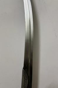 CUSTOM HECHO A MANO PATRÓN DAMASCO HOJA DE ACERO BORDE AFILADO ESPADA ÁRABE MANGO CUERNO Con Funda de Cuero por Knives Maker - Product Image 3