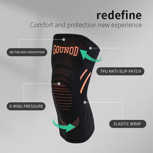 สนับเข่าสำหรับอาการปวดเข่าผ้าบางแผ่นกันลื่นระบายอากาศได้ดีป้องกันการวิ่งออกกำลังกาย - Product Image 2