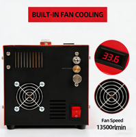 Kompresor Udara PCP 12v 4500Psi 30mpa 300Bar 350w Pompa Udara PCP Elektrik dengan Transformator Submersible