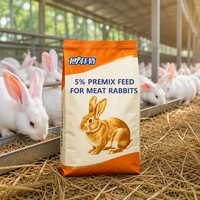 Prémélange à 5 % pour lapins de chair - Formule nutritionnelle complète avec vitamines et minéraux essentiels, service OEM professionnel