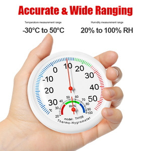 Digitales Thermo-Hygrometer ODM OEM Metall Batteriebetrieben <span class=keywords><strong>LCD</strong></span>-Anzeige <span class=keywords><strong>Sensor</strong></span> Temperatur-Feuchtigkeits-Überwachung Gewächshaus/Raum/Wand - Product Image 5