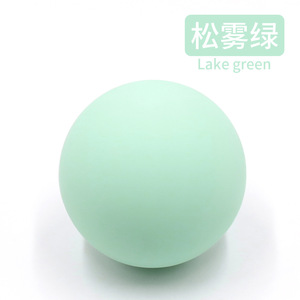 ลูกบอลลาครอสแกะสลักเลเซอร์สีฟ้าหมอกพร้อมชุดนวดโลโก้ wtih ถุงตาข่าย - Product Image 4