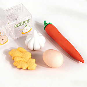<b>Creativity</b> Food-shaped Erasers for Kids Stationery and School Supplies Children's Day <b>Gifts</b> Erase Writing Correction Supplies - Product Image 3