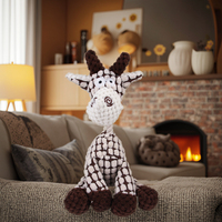 Fabricant JJT en stock produits pour animaux de compagnie en peluche mignon âne jouets jouets à mâcher durables avec corde jouets pour chiens grinçants