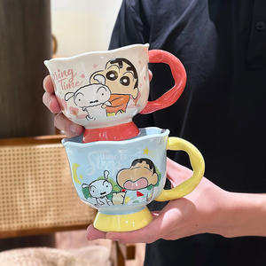 แก้วเซรามิคลายการ์ตูนเครยอนชินจัง พร้อมหูจับ สำหรับคู่รัก ดื่มกาแฟ ชา ของขวัญฤดูใบไม้ผลิ 2025 - Product Image 1