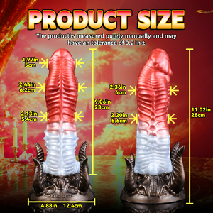 Dildo de Silicona con Ventosa de la Serie Megapede, Diseño Azul Fantasía, Textura Premium, Estimulador de Punto G, Juguete para Adultos - Product Image 6