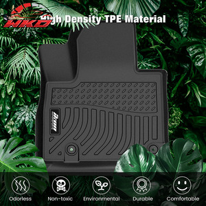 Alfombrillas moldeadas en 3D para todo tipo de clima, impermeables, de TPE, compatibles con Hyundai Santa Fe Hybrid 2021-2023 - Product Image 2