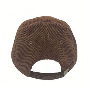 Gorra de béisbol tipo camionero de pana con correas ajustables, estilo vintage, perfil bajo, color liso, regalo para papá - Product Image 4