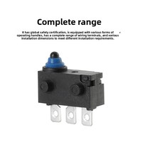 ZEING EAR G605 Interrupteur WEIPENG HK-04G SPDT 3A 125V/250V Mini Micro-interrupteur en plastique avec 2 bornes à broches longues pour usage industriel