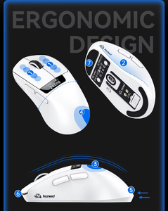 Ratón Inalámbrico para Juegos <span class=keywords><strong>Free</strong></span> <span class=keywords><strong>Wolf</strong></span> A7 con Sensor PAW3311, Pantalla DPI y Cargador Inalámbrico - Product Image 6