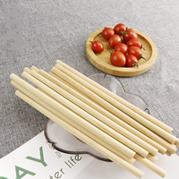 Paille écologique en bambou biodégradables 100% naturelle, accessoires à boire, vente en gros, offre spéciale,