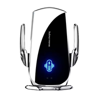 Clip Q96 voiture sans fil charge support pour téléphone portable 15W Induction ouverture et fermeture Navigation Anti-secousse voiture fournitures