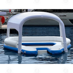 Tente d'île flottante <span class=keywords><strong>de</strong></span> <span class=keywords><strong>camping</strong></span> en plein air robuste tente d'ombrage gonflable à plate-forme flottante <span class=keywords><strong>de</strong></span> mer à vendre - Product Image 5