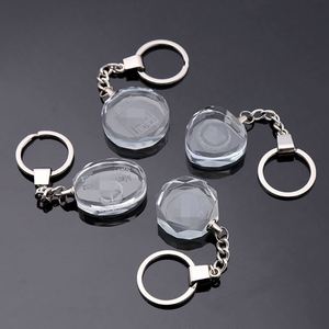 Factory <b>Cheap</b> Wholesale Blank <b>Crystal</b> Glass Keychains Custom 3d Laser Engraving Car Logo <b>Crystal</b> Led Key Chain - Product Image 6