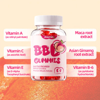 Offre Spéciale – Bonbons Gommeux Maca Ginseng Marque Blanche pour l'Augmentation des Fesses et des Hanches chez l'Adulte, Gestion du Métabolisme des Fesses, 60 unités