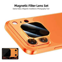 Protection d'écran en verre 5-en-1 anti-choc 2.5D UV CPL magnétique pour iPhone 17 Pro Max