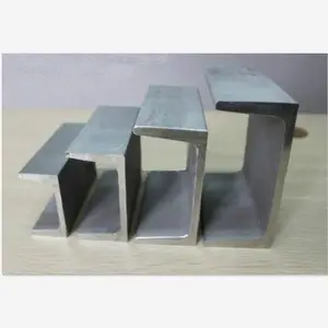 Hot sale ss400 q235 channel steel size 50x25 channel section hot rolled steel u beam channel bar