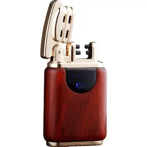 Оптовая продажа, перезаряжаемая Зажигалка JOBON для сигарет с питанием от usb, электрическая зажигалка с двойной дугой