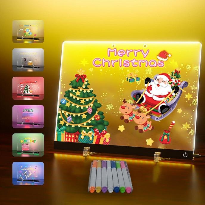 15W RGB Coloré 30x20cm 7 stylos 1 support 2 lingettes