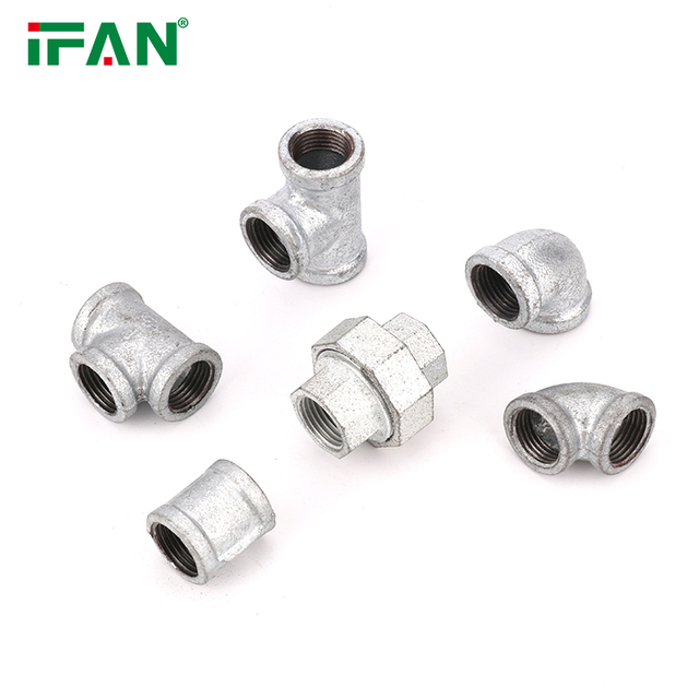 IFAN Good Price GI Reducing Socket 1/2inch-3/4inch Galvanized Iron Gi Fitting Pipe Reducing Socket Female Iron Pipe Fittings