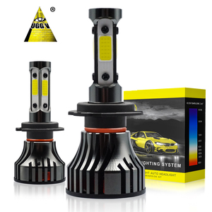 80W 9000LM 4 côtés LED phares automatiques 360 ° faisceau 6000K lumière blanche 9005 9006 H4 H7 H11 24V ampoules haute performance IP67 - Product Image 2
