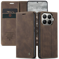 Funda de Cuero PU con Ranuras para Tarjetas, Tipo Flip, para Xiaomi 17 Ultra, 15T, 17T Pro, para POCO X6, X7 Pro, F5, F7, Antigolpes, con Compartimento para Efectivo